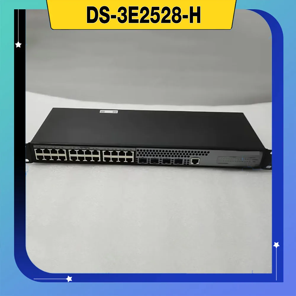 

DS-3E2528-H 24-гигабитный порт + 4-гигабитный оптический порт, коммутатор управления сетью
