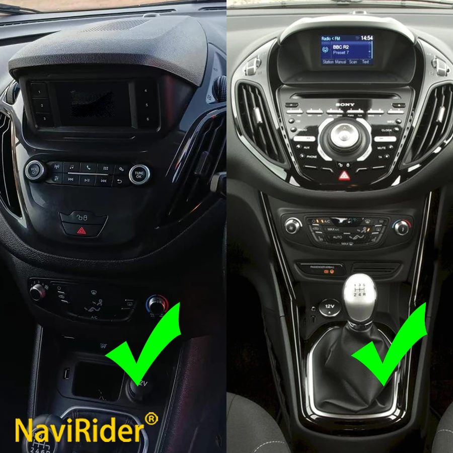 Y 9'' For Ford B-Max For Ford Transit Courier For Ford Tourneo 2012-2017 Car Multimedia Radio Player Stereo WIFI CarPlay BT GPS