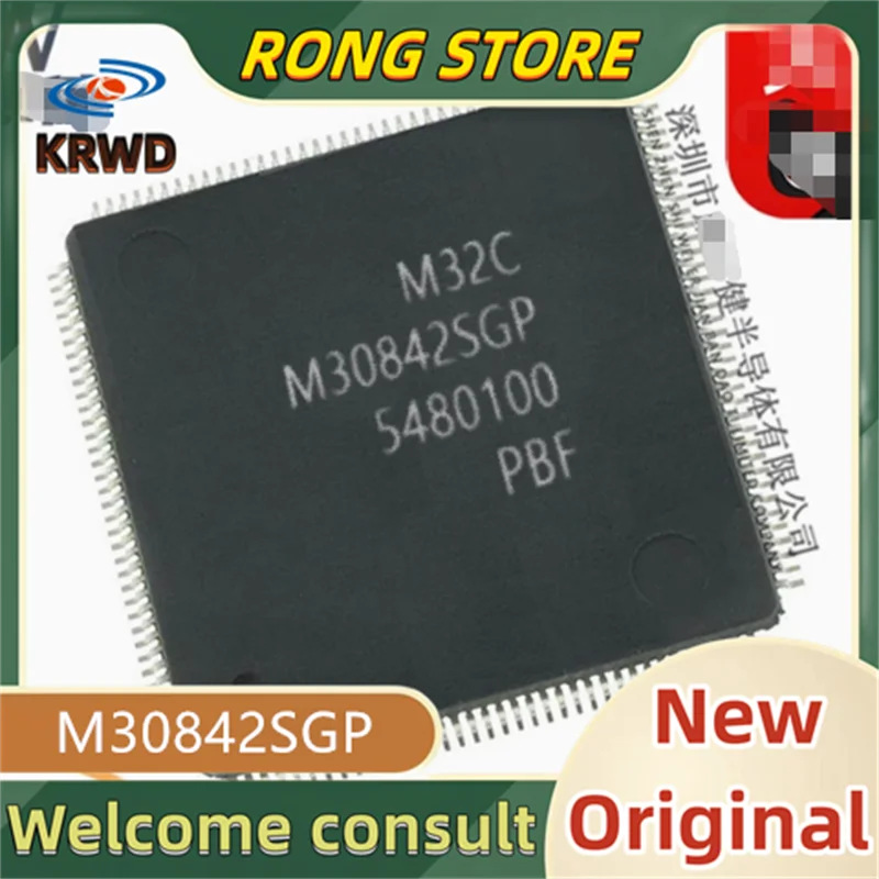 

2 шт. M30842SGP LXT400NE Новый и оригинальный M30842SG M30842S 30842SGP TQFP144