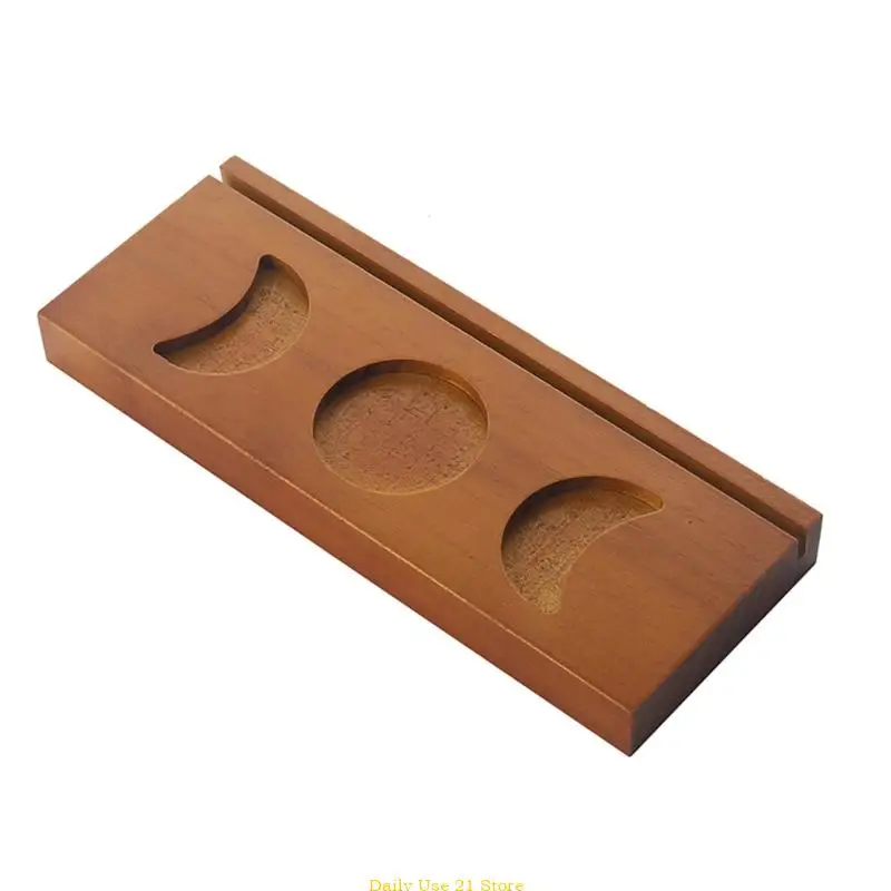 

Rectangular Wooden Altar Display Stand for Tarot Card Holder Tray and Meditation