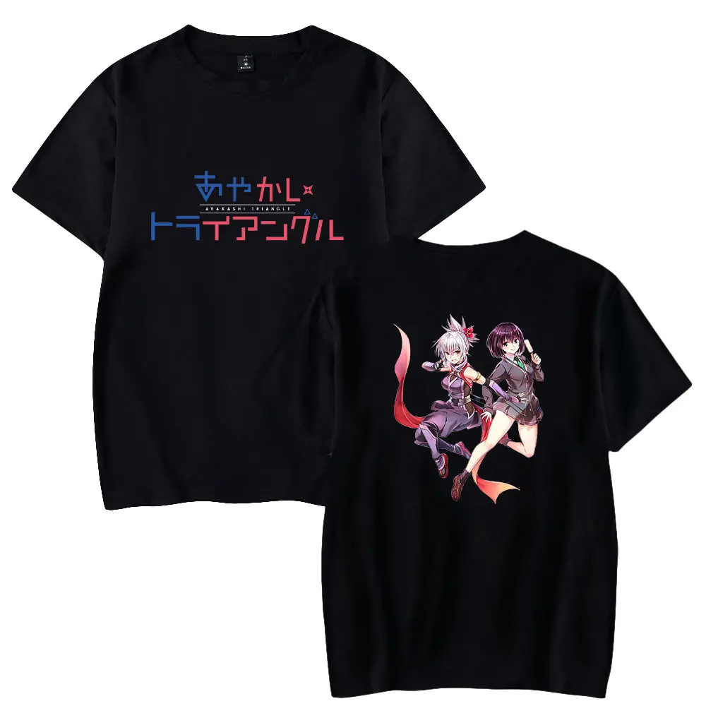 

Ayakashi Triangle T-shirt Crewneck Short Sleeve Tee Women Men's Tshirt Harajuku Streetwear New Japan Anime Unisex Clothes
