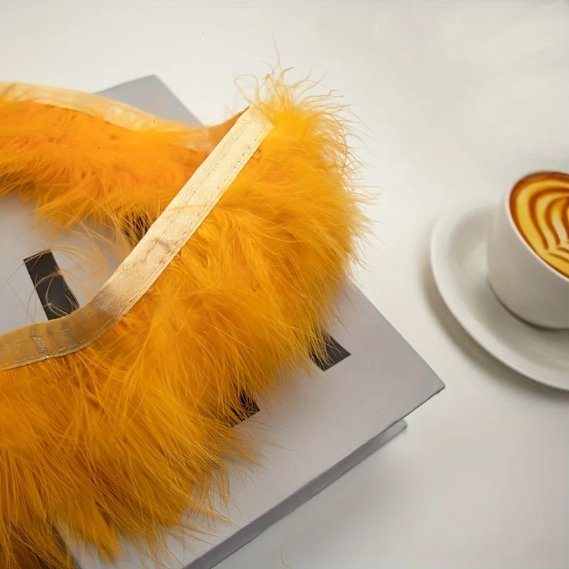 Fluffy Turkey Feathers Trim Fr - огляд і ціна Feather Trim Marabou