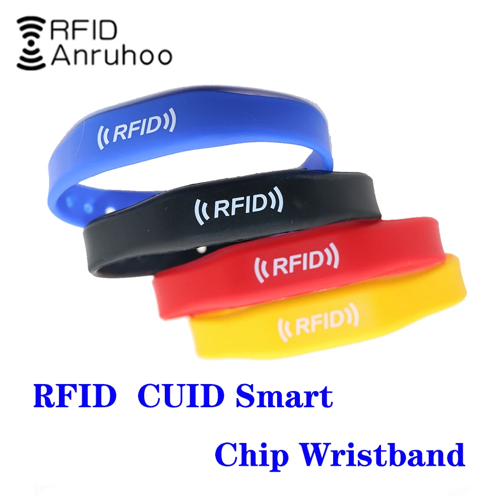 3/5 stücke 13,56 MHz Cuid beschreibbares Armband wasserdichtes Silikon Armband RFID Smart Chip Tag IC Kopie Abzeichen ISO14443a Klon Token Schlüssel