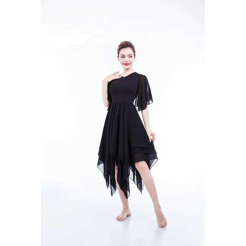 DY20발레 투투 성인 현대 무용 의상 소녀를위한 긴 발레 드레스 성인 여성을위한 클래식 청소년 발레 댄스 드레스