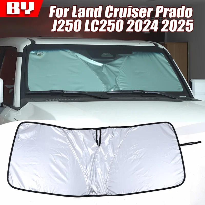 

Для Land Cruiser Prado J250 LC250 2024 2025 автомобильный солнцезащитный козырек передняя занавеска на лобовое стекло защита от ультрафиолета автомобиль ​ Аксессуары