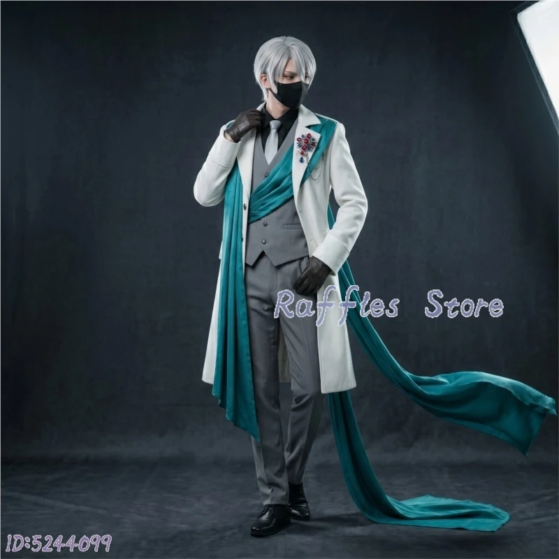 

Arknights Ulpianus Fluorescent Dream - Night Glow Embroidery Long Coat, Women's Halloween Role Play Outfit cosplay full costu