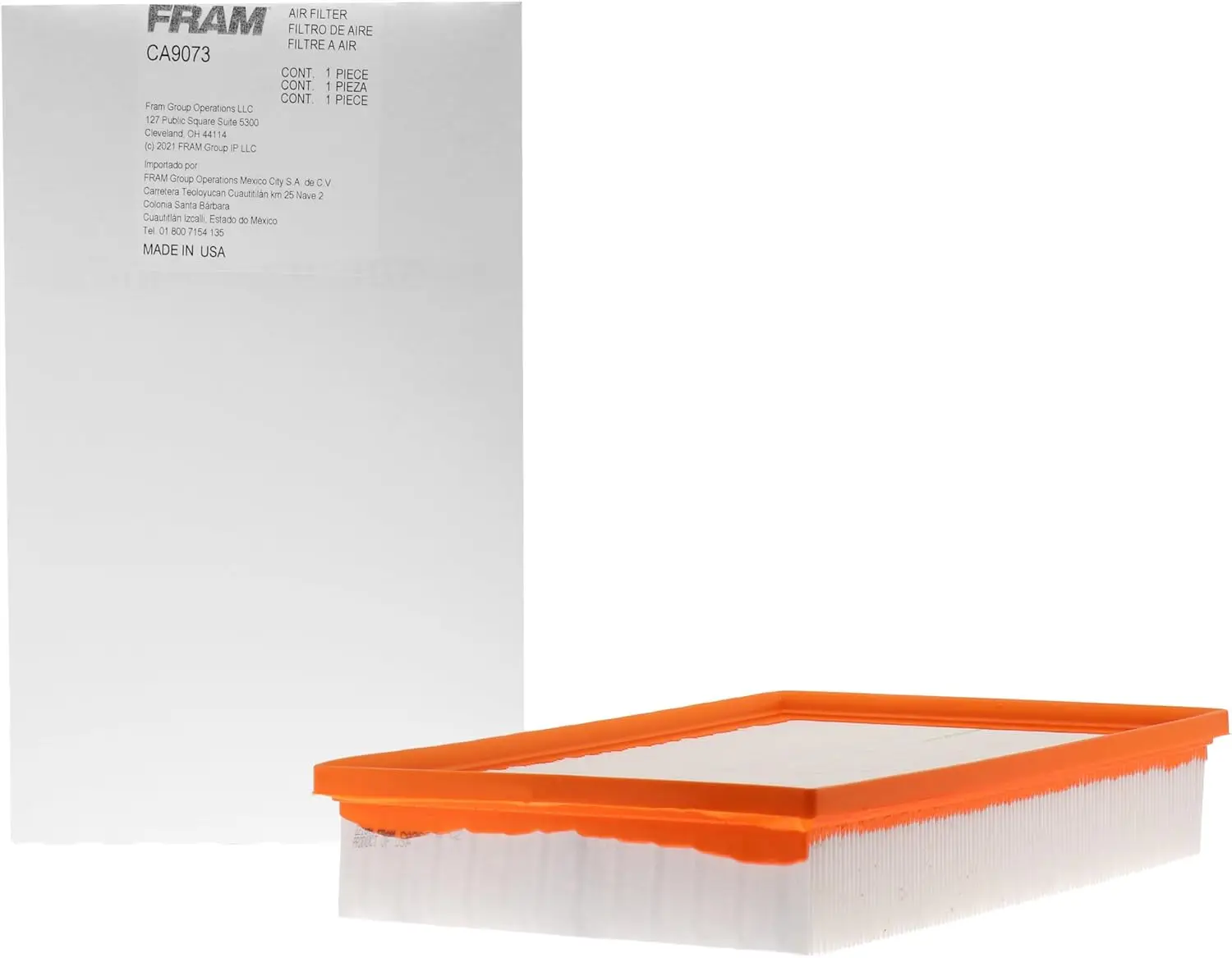 

Extra Guard CA9073 Replacement Engine Air Filter for Select Volvo Models, Provides Up to 12 Months or 12,000 Miles Filter Protec