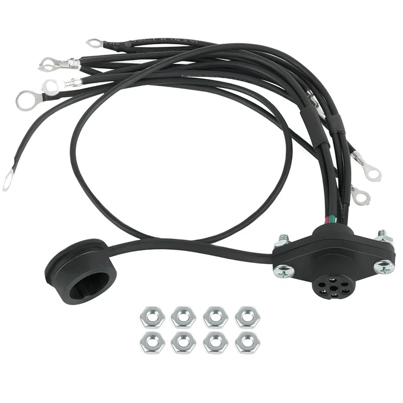 For Badland 5000 12000 Accessories 39886 Female Socket Wiring Connector For Badland 5000 12000 Winches Wire-AS55