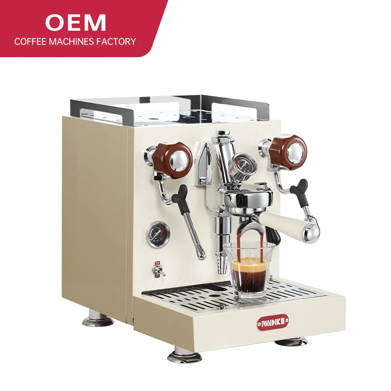 Commercial Cafe Espresso Machine E61 Grouphead with Hot Water System Semi-Automatic Single Group for Coffee Shops