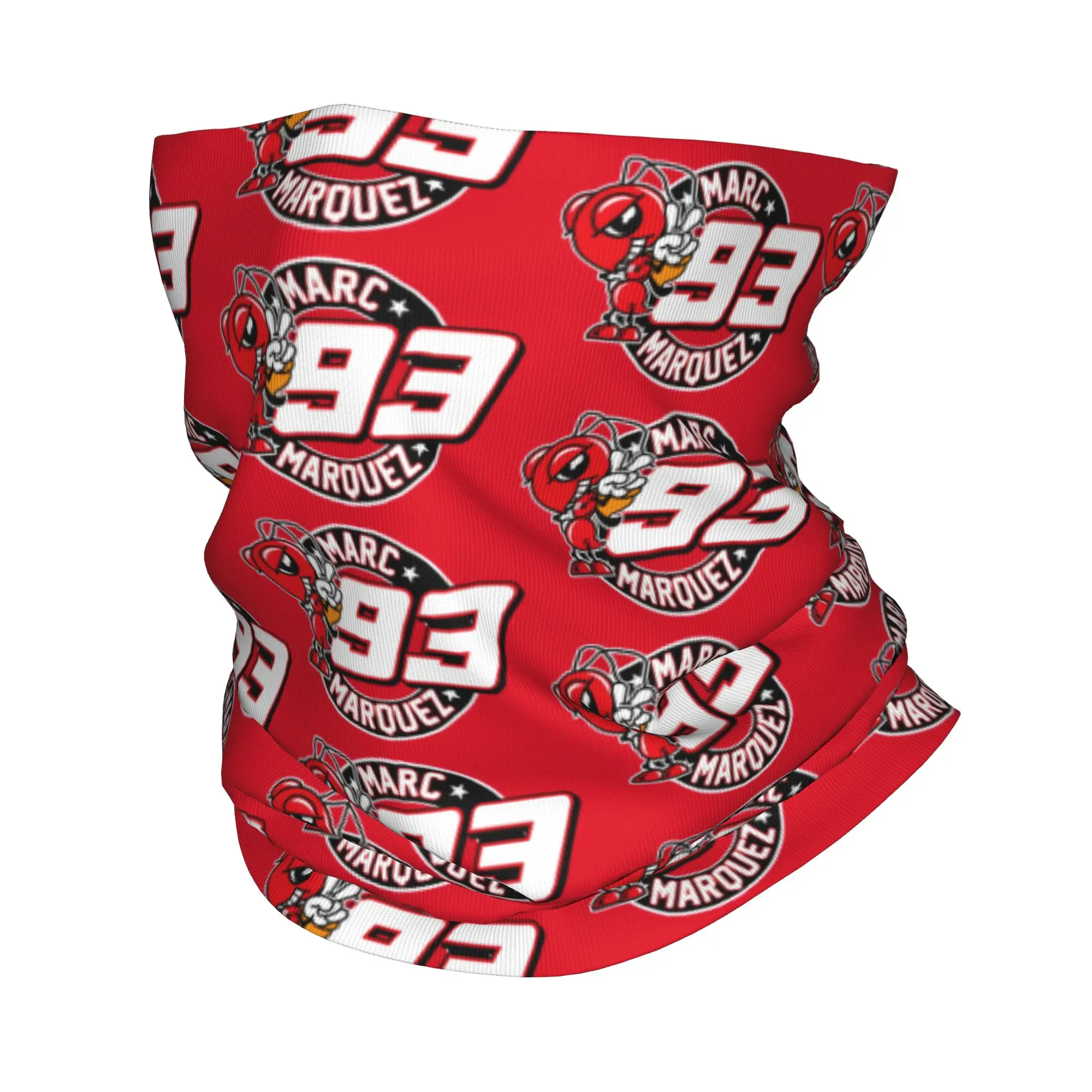 Custom M-Marced Motor 93 Bandana Neck Warmer Women Men Winter Ski Tube Scarf Gaiter Motorcycle Rider Face Cover