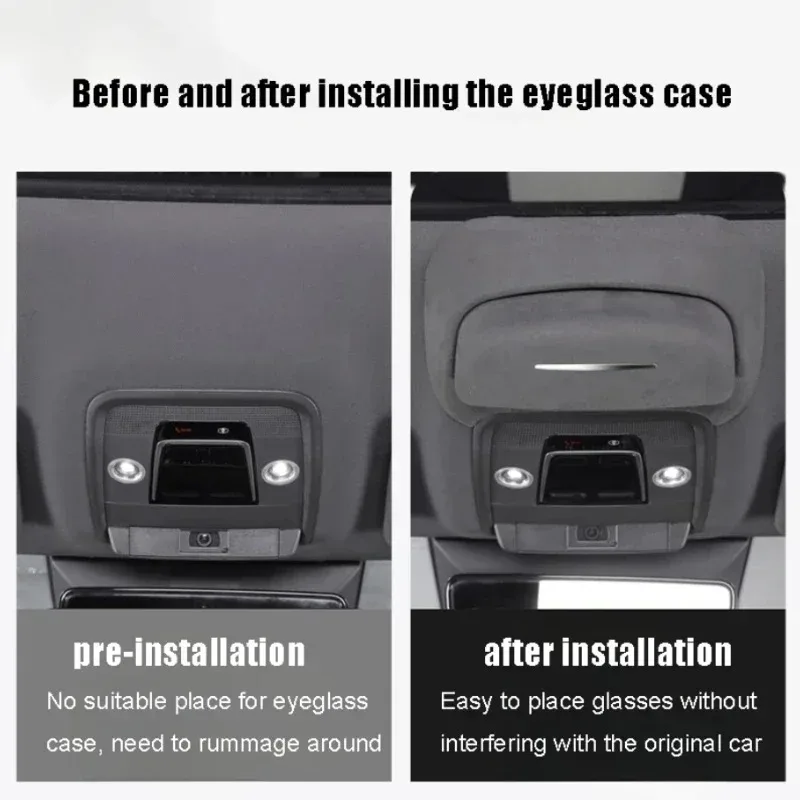 Easily Installable Car Glasses Holder for BYD Seal atto 3 Yuan PLUS Song L 2024 -high volume Sunglasses Case Car Glasses Holder