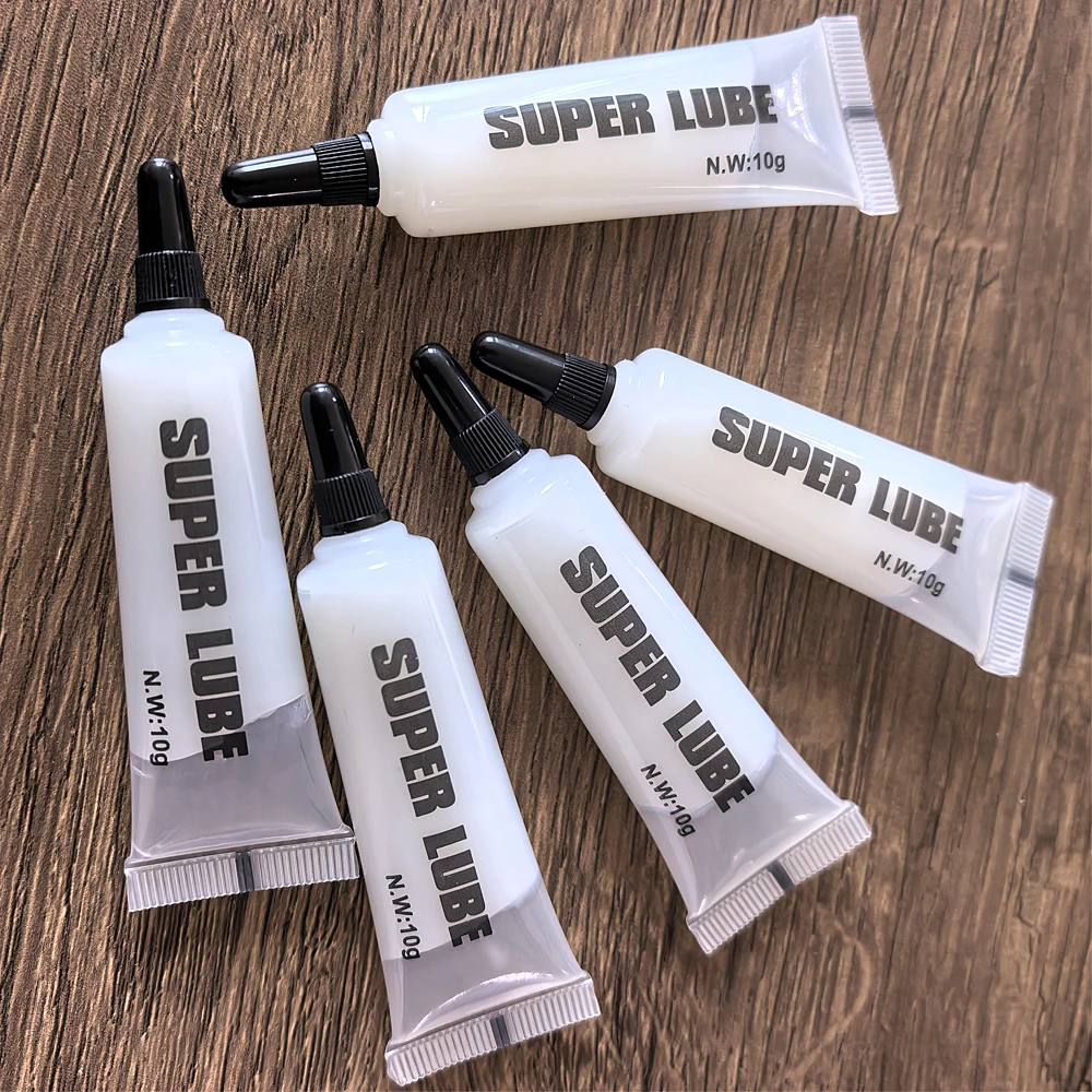 Piezas de impresora 3D, aceite lubricante, grasa para engranajes súper lubricante de rosca fácil para reducir el ruido, buen efecto de lubricación, 5 uds.