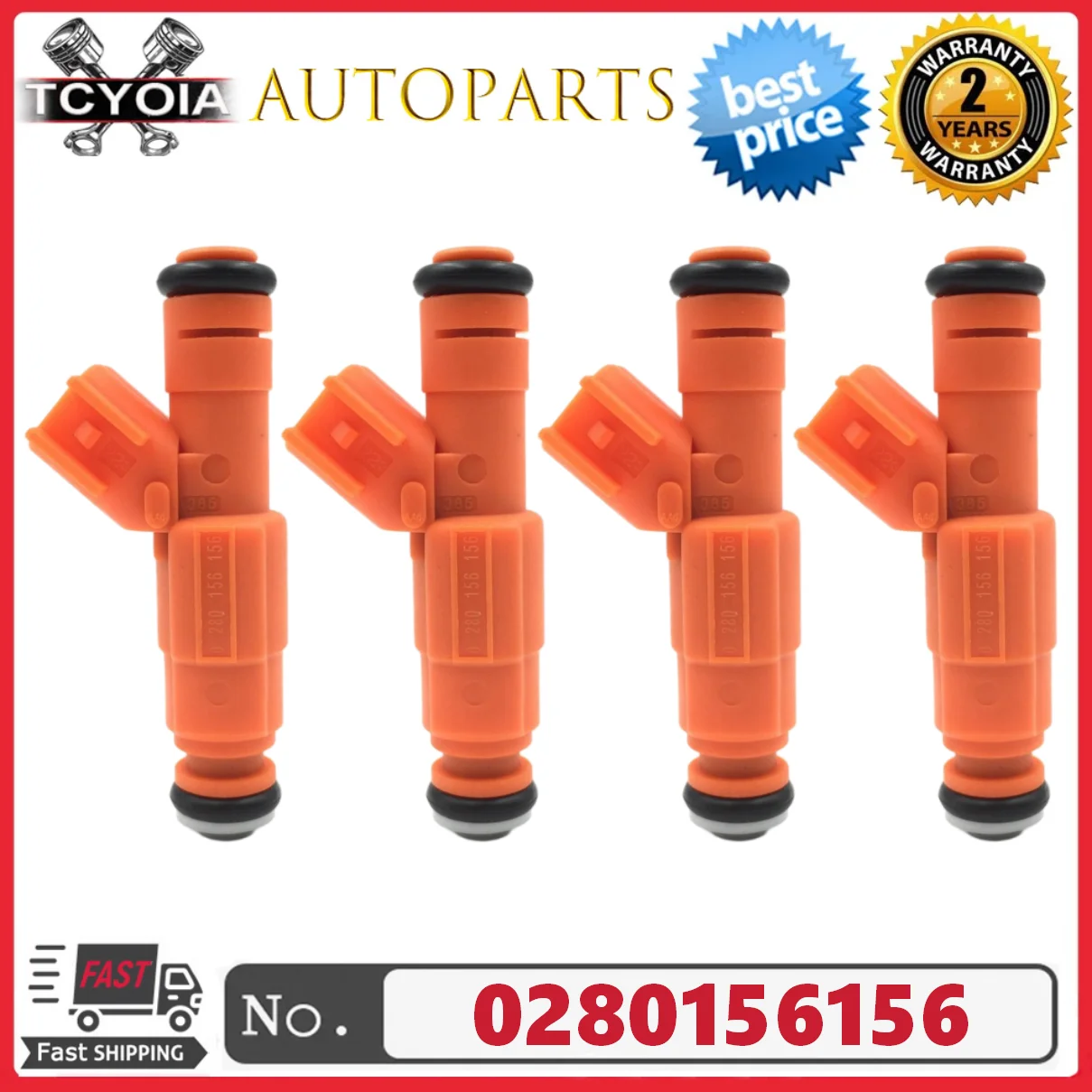 

4 шт./лот топливные форсунки 0280156156 3M4G9F593BA 3M4G-BA L309-13-250A подходят для 2003-2007 Mazda 3 5 6 2.3L l4