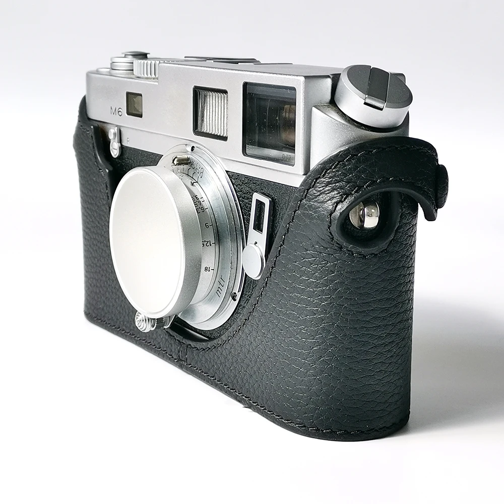 For Leica M6 Genuine Cowhide Leather Camera Bag Protective Case Cover Bodysuit High Quality Handmade Camera Bags Accessories