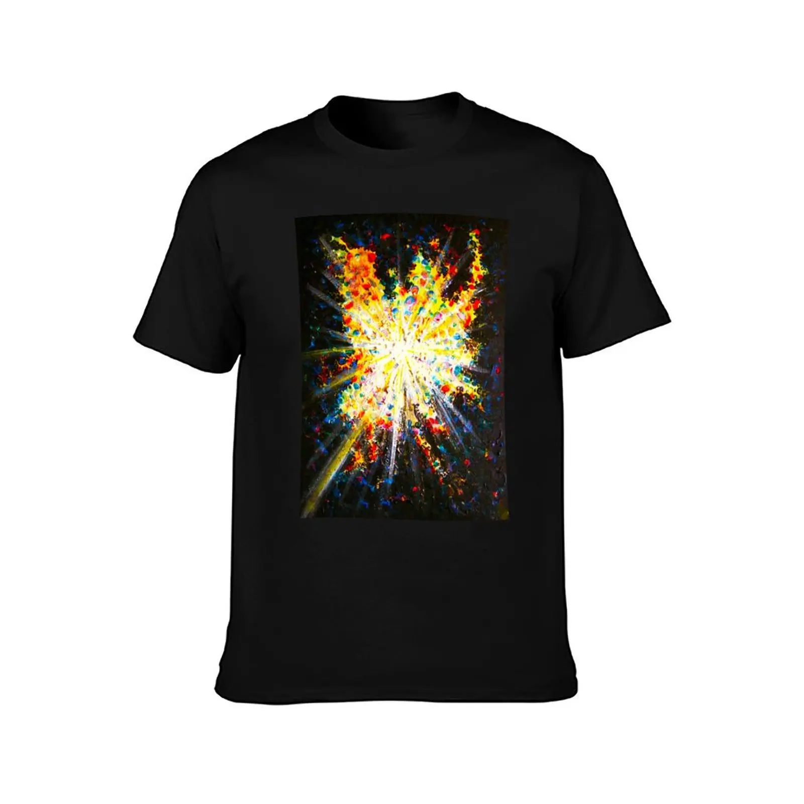 Breaking up - when the clouds break up T-Shirt Summer Casual Cotton Tee Oversized Streetwear Tops Vintage Graphic Print
