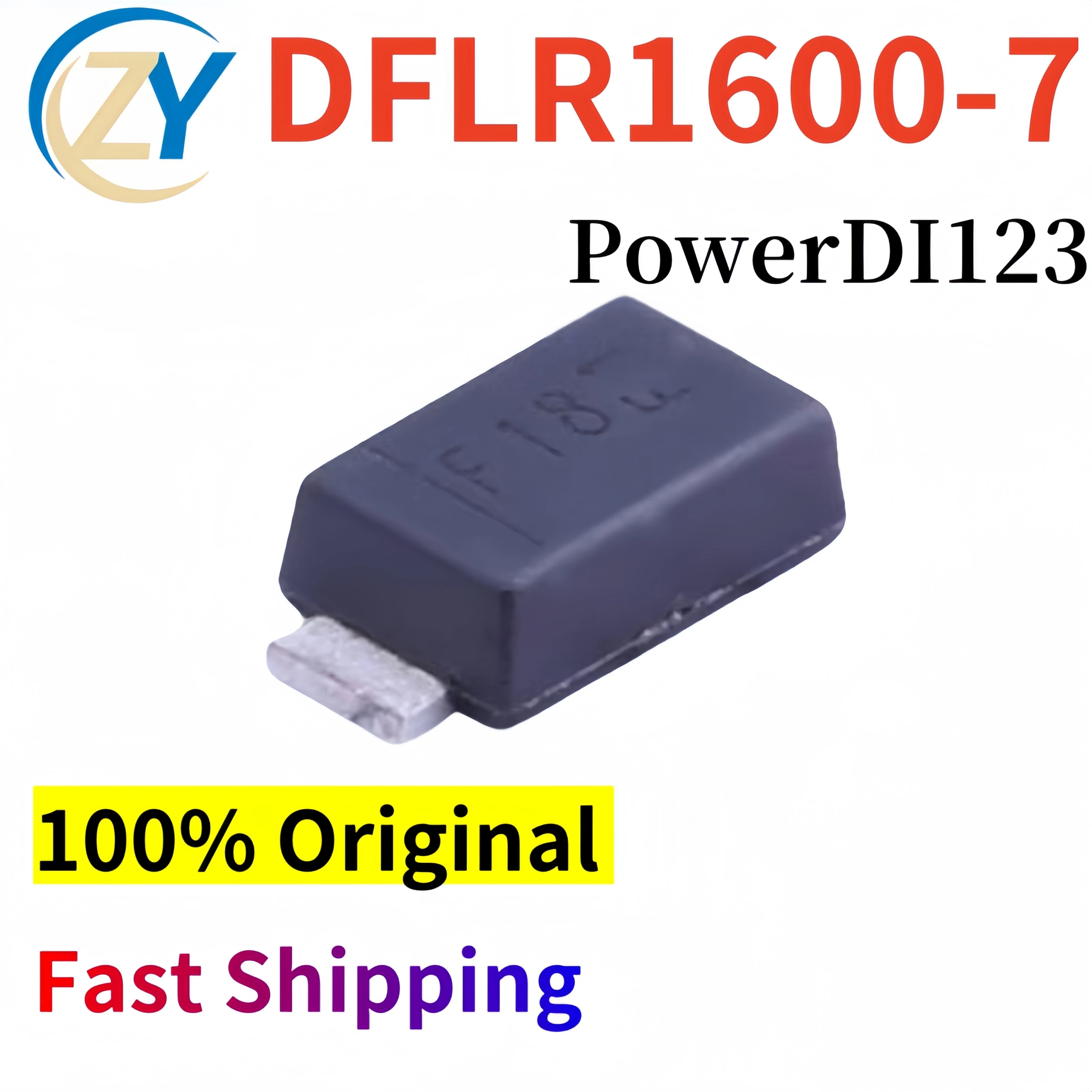 

(10pcs) DFLR1600 Diodes DFLR1600-7 PowerDI-123 100% Original & In Stock