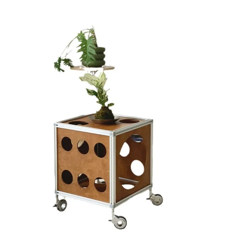 

Pre-Aged Coffee Table Vintage Removable Minimalist Modern Rectangular Square