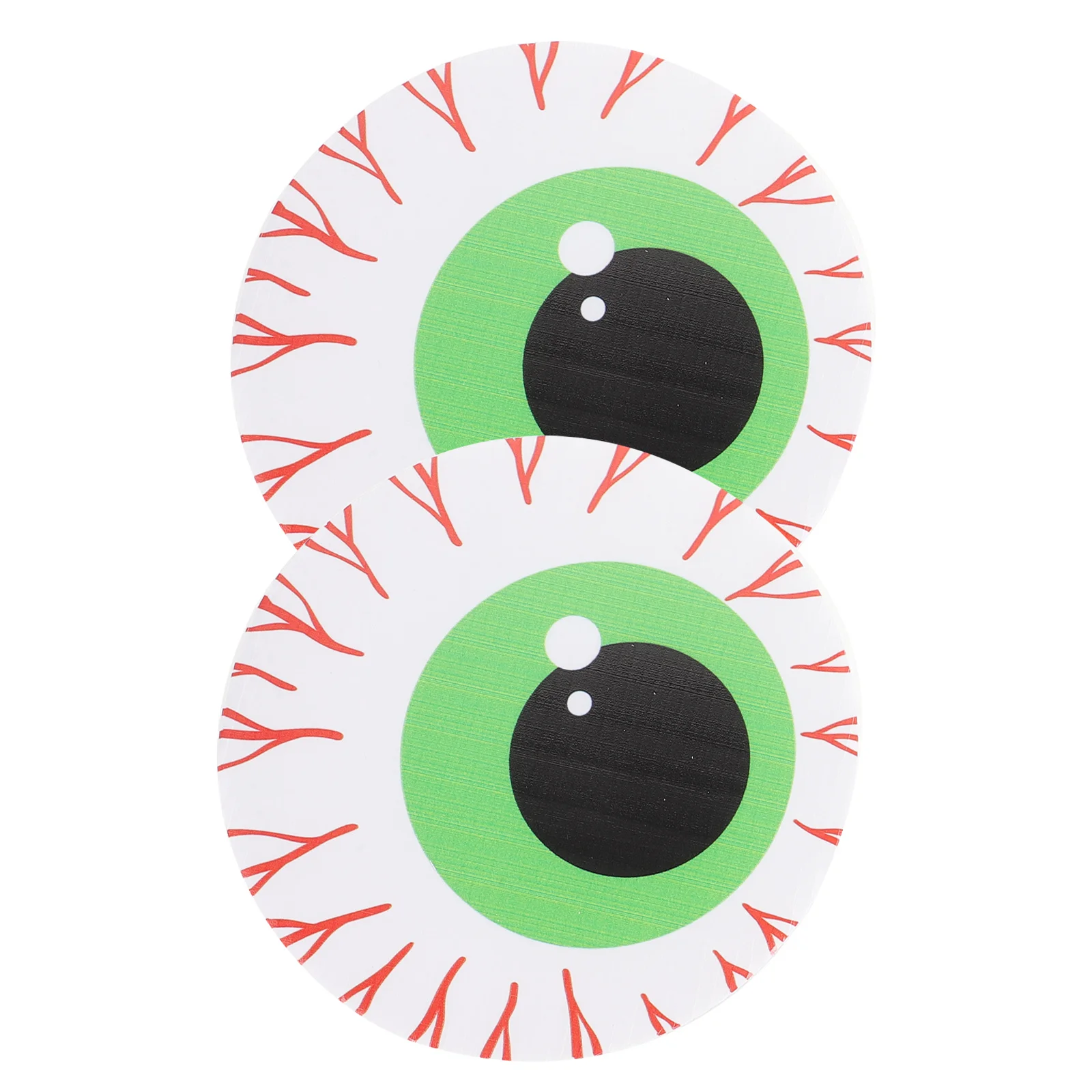 

2Pcs Scary Eye Halloween Window Stickers Realistic Eyeball Decal Removable Eyeball Decor for Door Window Decoration