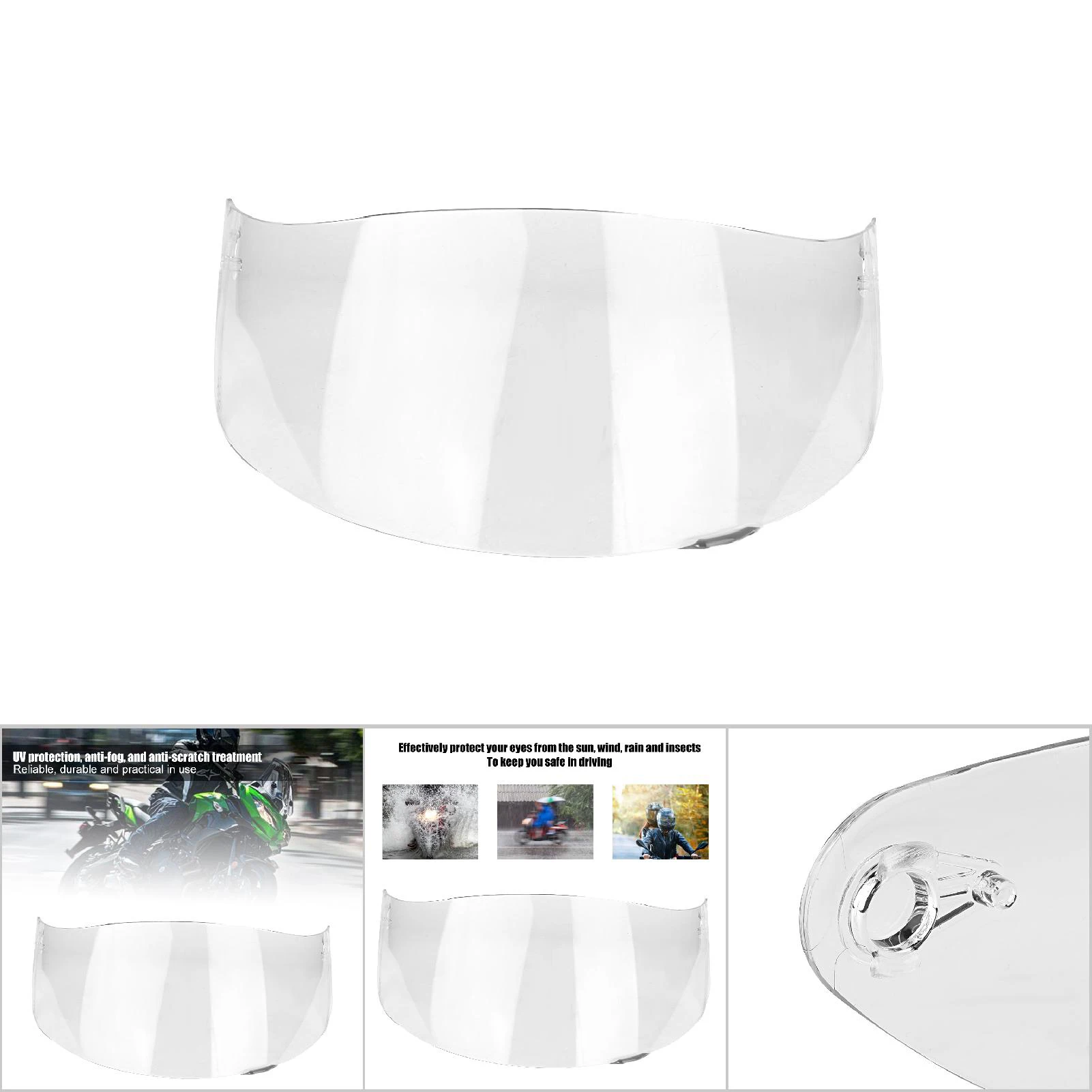 Motorcycle Wind Shield Helmet Lens Visor Shield Full Face Fit For AGV K1 K3 SV K5 K5‑S