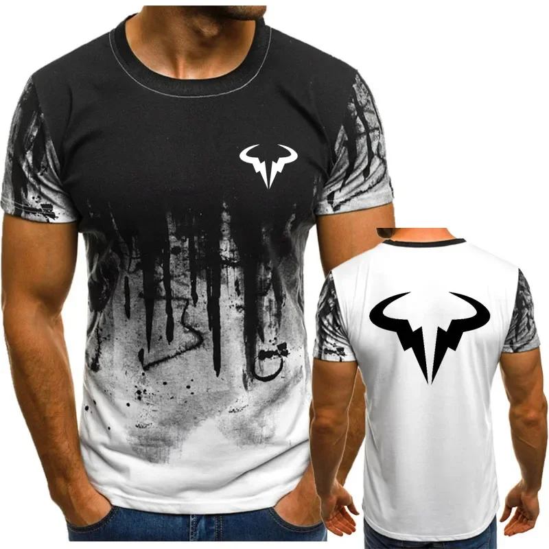 Rafa Nadal Sport Men's T-shirt Sun protection outdoor Cool Breathable high-end T-shirt Loose Hip Hop street men short sleeves