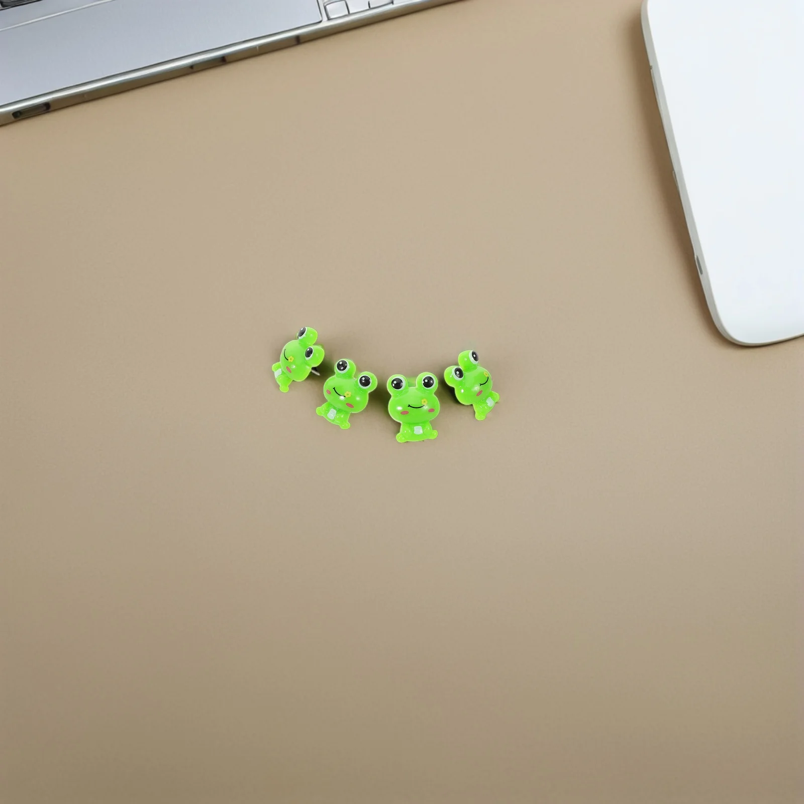 

50 Pcs Frog Pushpin Tacks Bulletin Board Accessories Wall Thumbtacks for Hanging Message