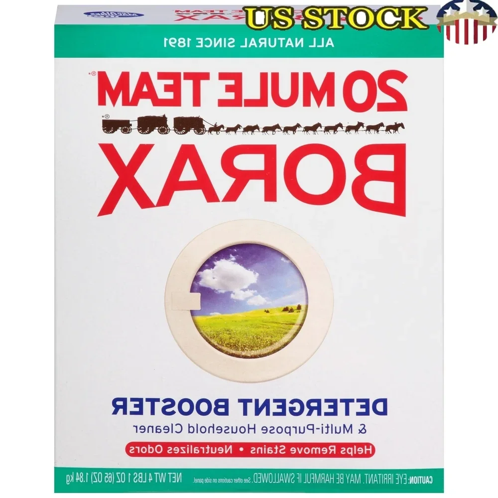 مناشف البوركس الطبيعي الداعم متعدد الأغراض منظف الغسيل رائحة محايد مزيل البقع منقي المياه الصلبة المنزلية #1