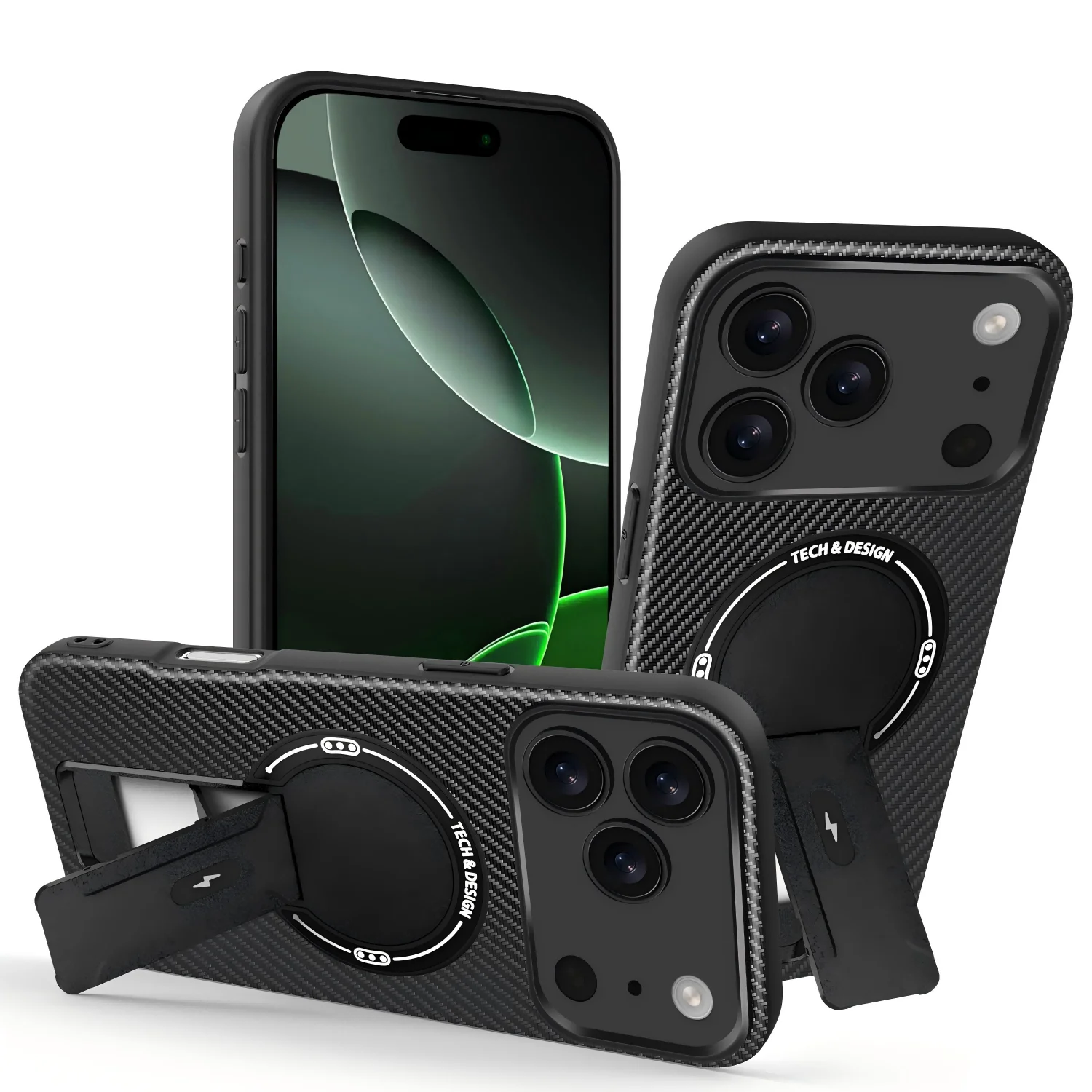 

Magnetic Phone Case For iPhone 17 Pro Max 17 Pro 17 Air, Shockproof Protective Cover With Stand