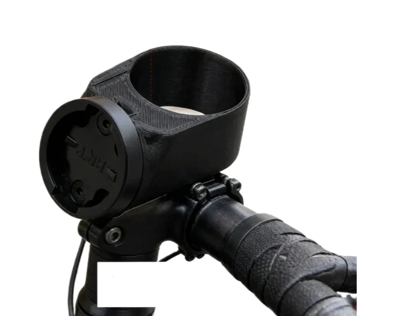 Bike Rear Tail Light Mount Bracket for 31.6mm Round Seatpost, Compatible Holder for Garmin / Bryton / Magene