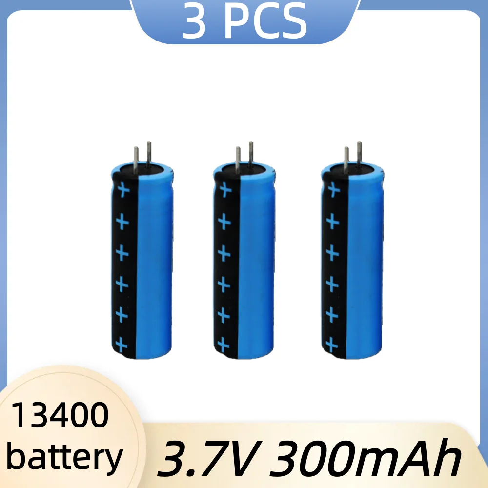 13400 مكثف بطارية ليثيوم 3.7 فولت قابلة للشحن 300 مللي أمبير لعبة التحكم عن بعد مع عمر بطارية طويل #1
