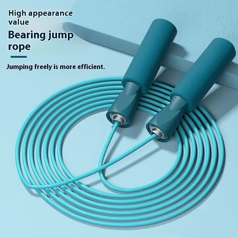 حبل قفز قابل للاستبدال مع كرات ثقيلة، تدريب اللياقة البدنية، كمال الأجسام، حبل الطفر السريع، معدات الصالة الرياضية #3