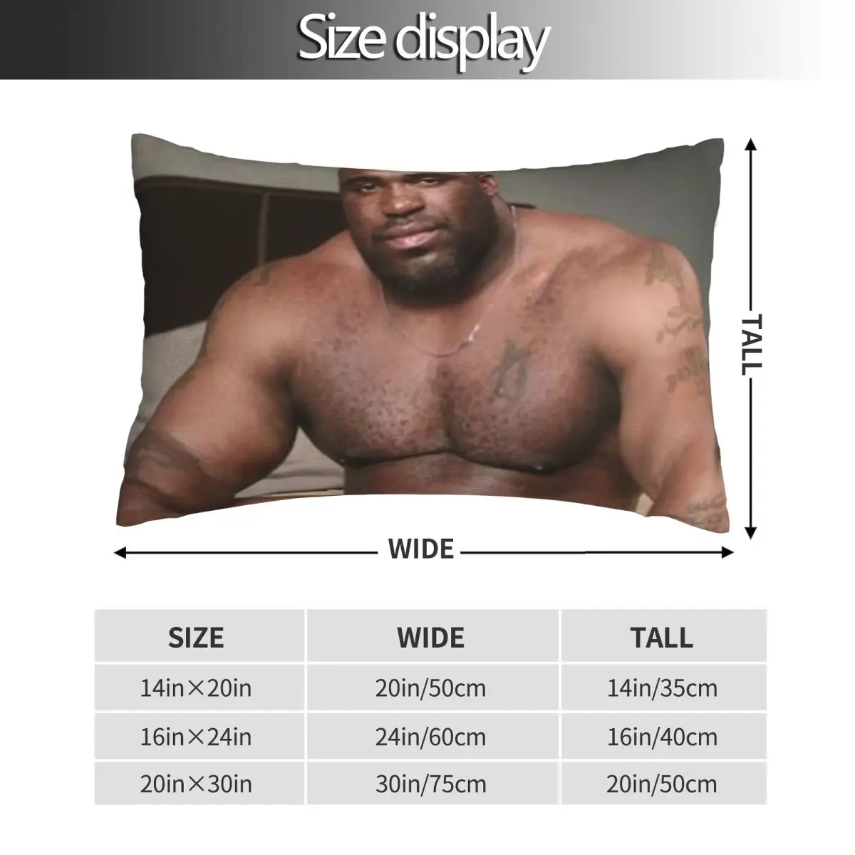 Big Dick Black Guy Meme Barry Wood Rectangle Pillowcase Cushion Cover Decorative Bedroom Bed Home Comfort Throw Pillow view 5