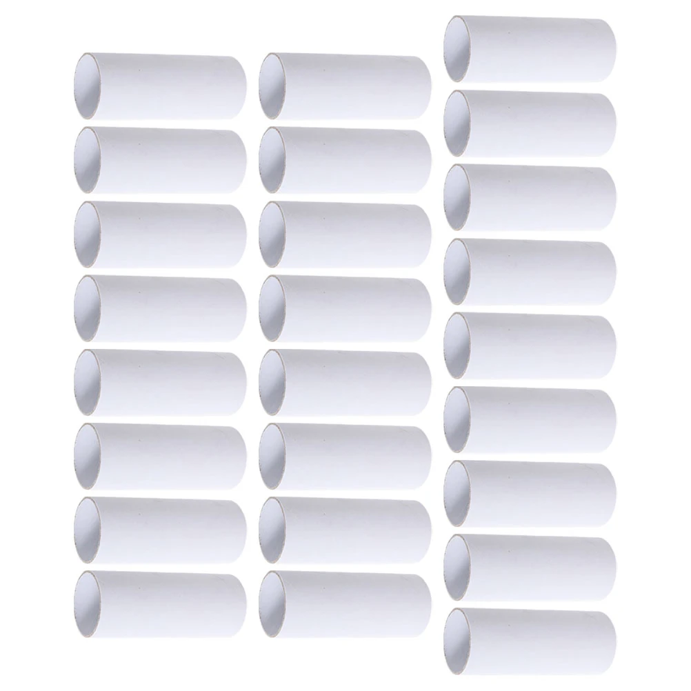 

25PCS Craft Rolls Handmade Projects Kit Blank Cardboard Tubes Diy Round Paper Supplies Educational Storage Halloween