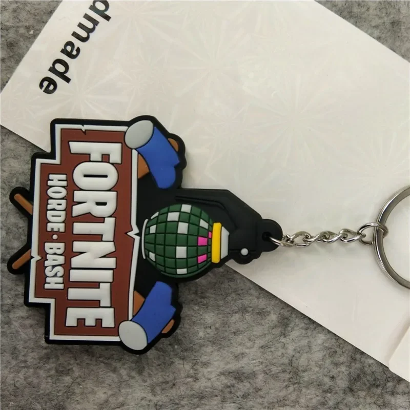 Shooting Game Fortnites Pvc Key Chain Cute Supply Llama Couple Bag Car Keychain Pendant Accessories Children\'s Toy Birthday Gift