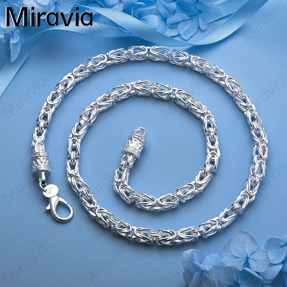 

Miravia 925 Sterling Silver Braided Twist Ring Dragon Head Necklace Women's Retro Elegant Noble Party Jewelry
