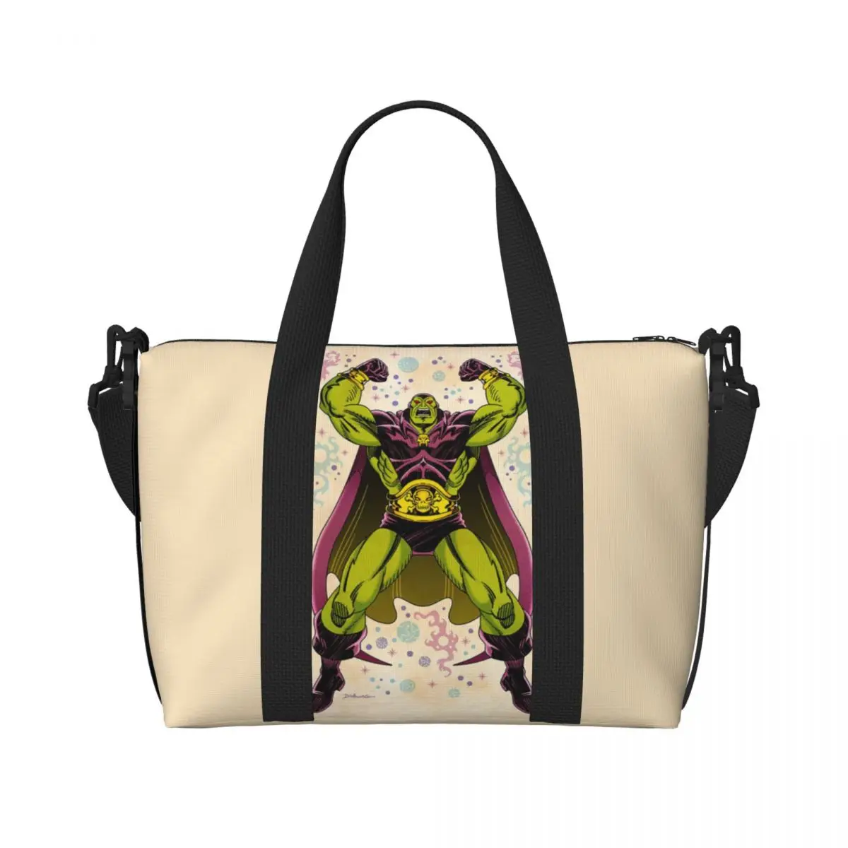 

Custom Drax The Destroyer Comic Grocery Shopping Tote Bags Women Large Capacity Guardians of the Galaxy Beach Gym Travel Bags