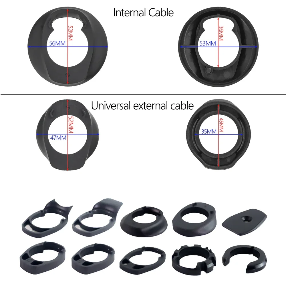 T - ONE Road Integrated Bicycle Handlebar Plastic Washer For 28.6mm Spacers, Bicycle accessories