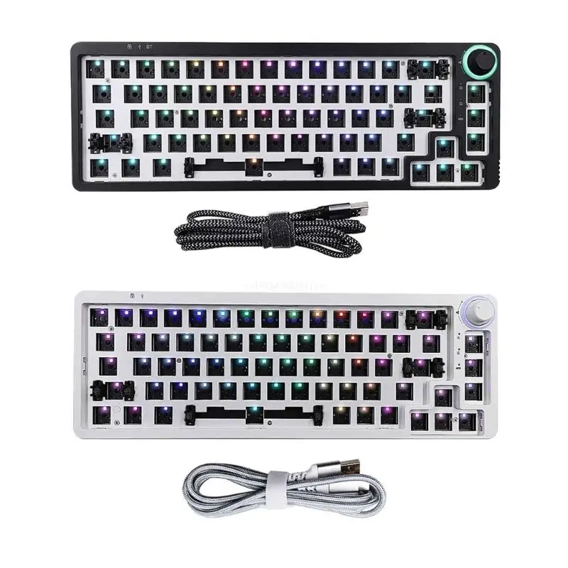 

LK67/KF068 Gasket Mechanical Keyboard USB Cord Hot Swap for Gamer Gaming DropShipping