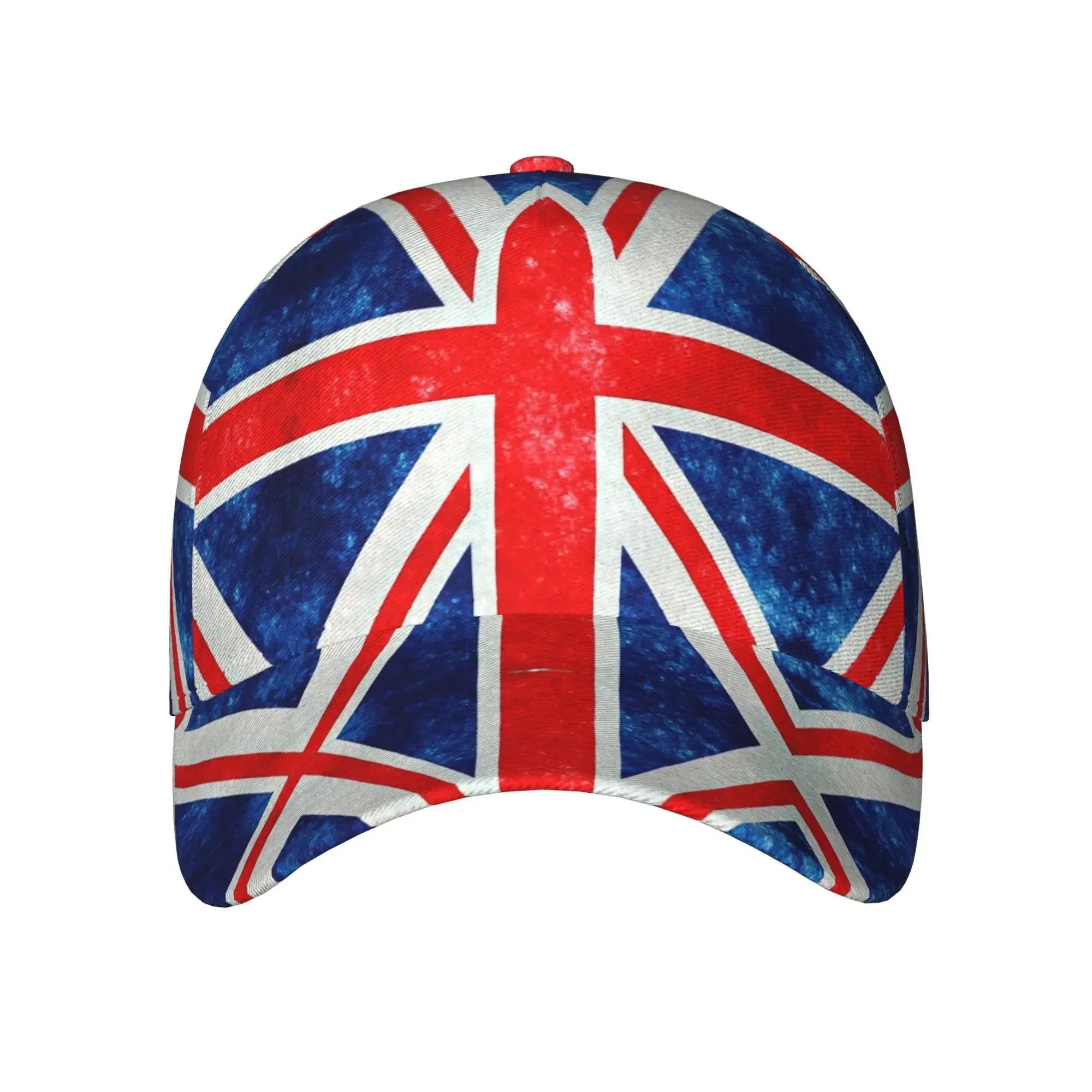 1pc Of Baseball Caps Featuring A Textured UK Flag Design, Suitable For Street Style, Sports, And Casual Outdoor Wear. These Truc