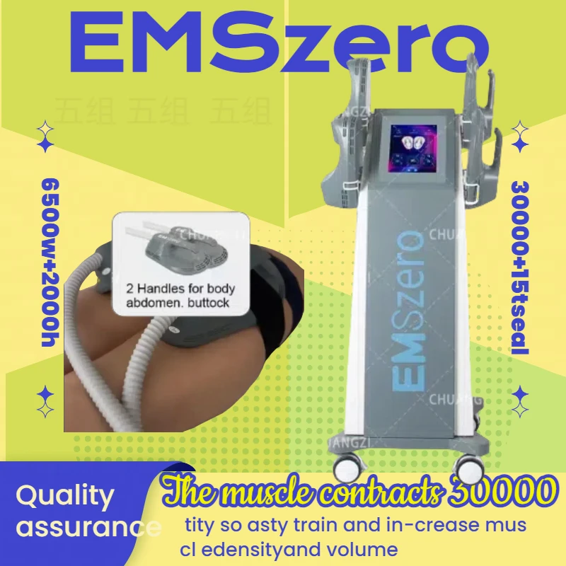 

2024 EMSzero 6500w Portable NEO Professional Electromagnetic Stimulation Fitness Equipment Nova Rf Muscle EMS Hiemt