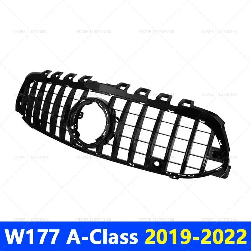 

for 2019-2022 W177 A Class Mercedes Benz A180 A200 A220 A250 A35 Front Bumper GT Mesh Grille