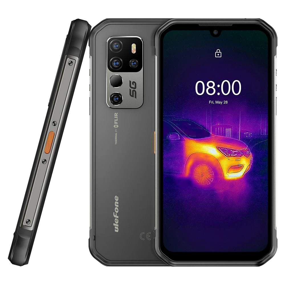 Смартфон Ulefone Armor 11T 5G Rugged повышенной яркости, тепловизор на базе Android 11, 8 ГБ, 256 ГБ, водонепроницаемый телефон