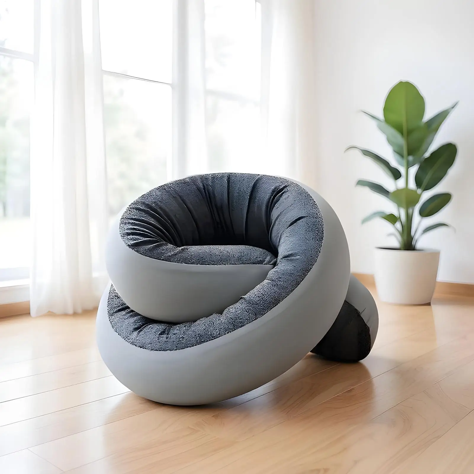 Neck Pillow Airplane Spiral Breathable Support Foldable Cushion Travel Neck Pillows For Airplanes For Car Sleeping Back Chair