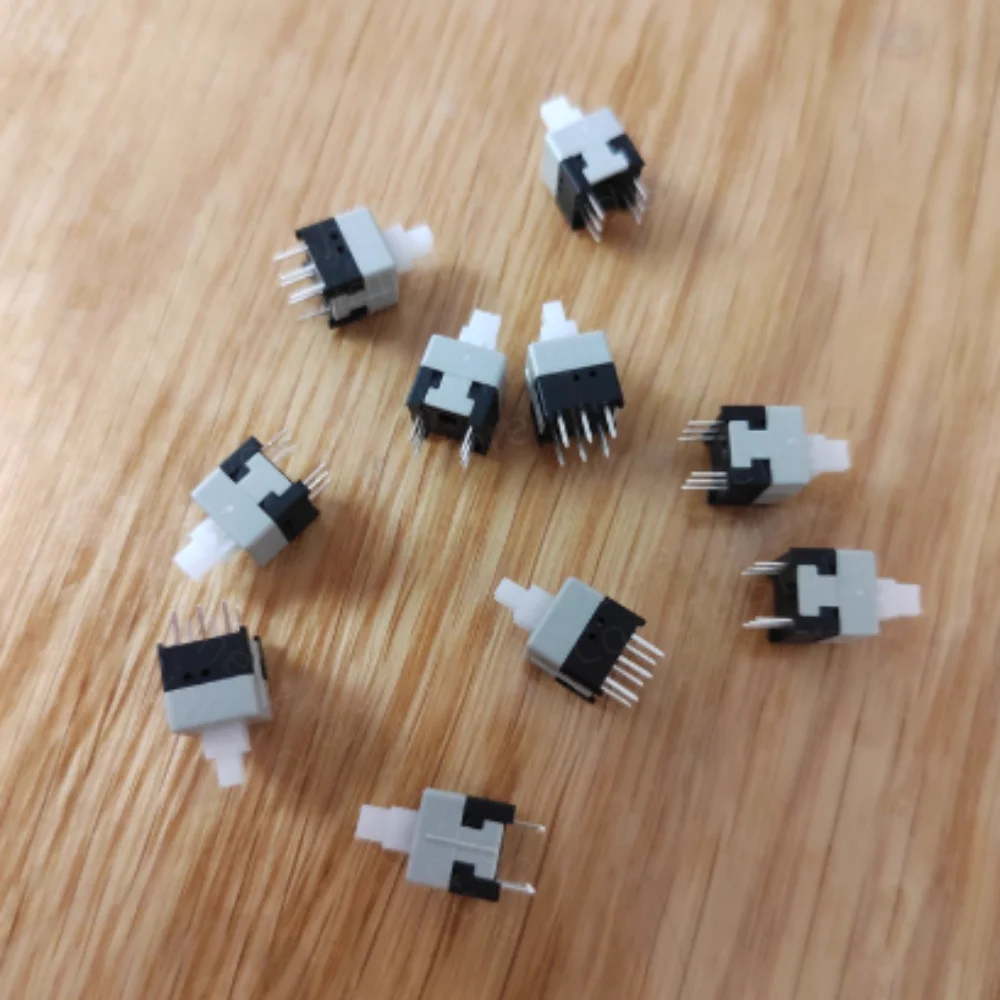 Кнопочный-переключатель-58-мм-58-мм-01-А-12-В-постоянного-тока-самоблокирующийся-неблокирующийся-двухрядный-6-контактный