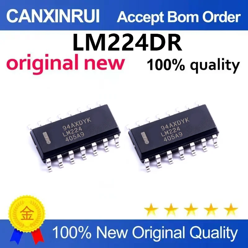 （5pcs-10pcs）Brand new original LM224DR SOIC-14 four-way operational amplifier chip