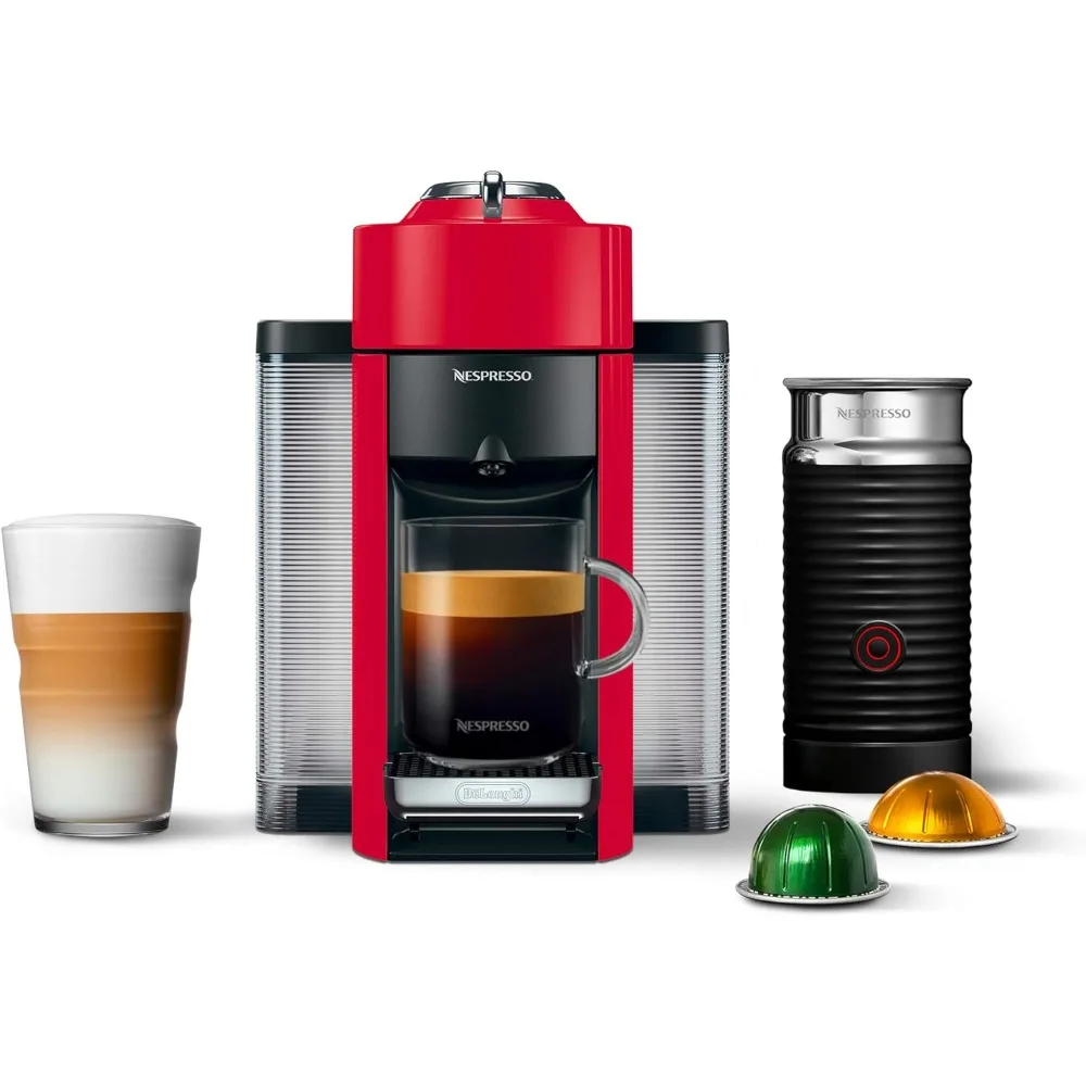 

1100 Ml Italian Coffee Machine Coffee and Espresso Machine, With Milk Frother Maker and Capsule, Kitchen Appliances