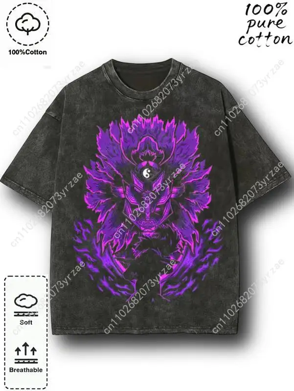 

Couple Printed Retro Tshirt Man Woman High Quality Vintage T Shirt Cotton Short Sleeves Fashion T-shirt Soft Breathable Tops