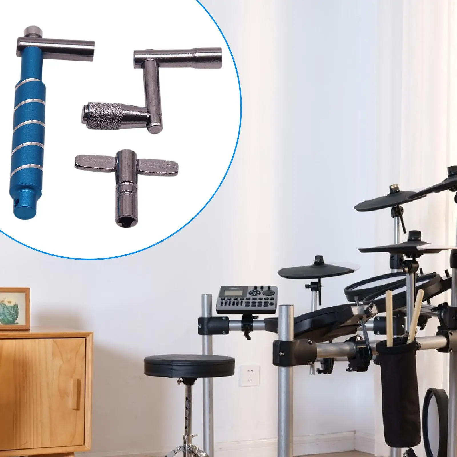 

3Pcs Drum Key Wrench Drums Tuning Key Universal Portable Percussion Hardware