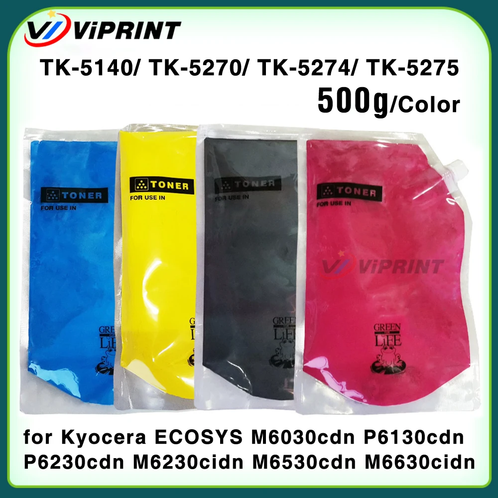

Пакетик 500 г TK-5270 5274 5275 сменный тонер-порошок для Kyocera ECOSYS M6030cdn P6130cdn P6230cdn M6230cidn M6530cdn M6630cidn