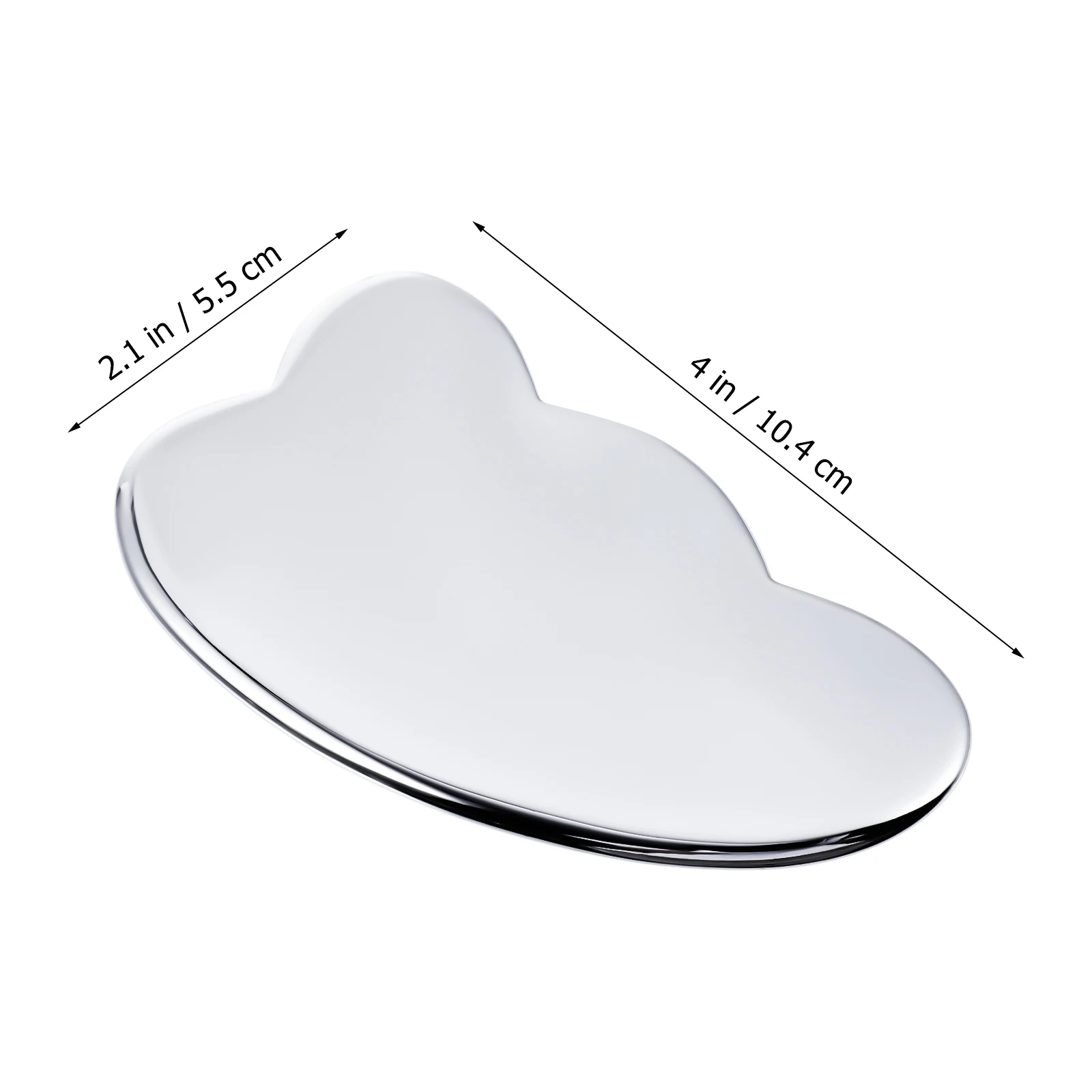 1pc テラヘルツ刮痧ボード ハート型 フェイスビューティースクレイピングツール 微小循環リンパドレナージュ 黒ずみ解消