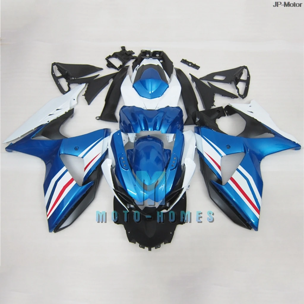 Motorcycle Fairing suit for GSXR1000 2009 2010 2011 2012 2013 2014 2015 2016 GSX-R1000 09-16 100% Fitment Bodykit Blue White